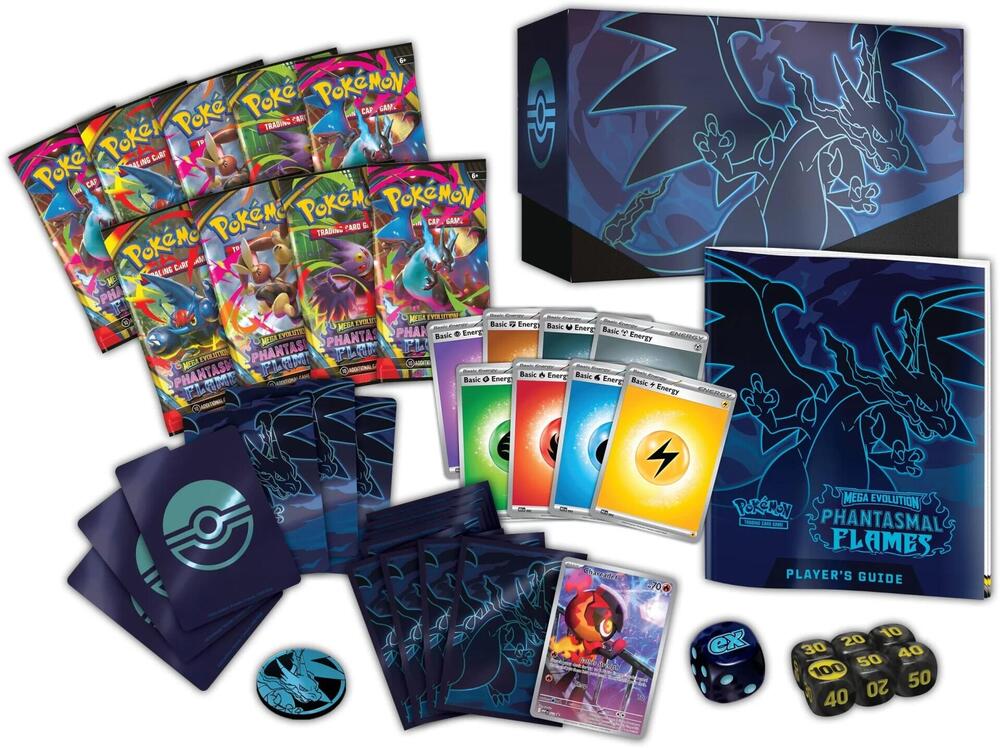 Pokemon TCG Mega Evolution Phantasmal Flames Elite Trainer Box