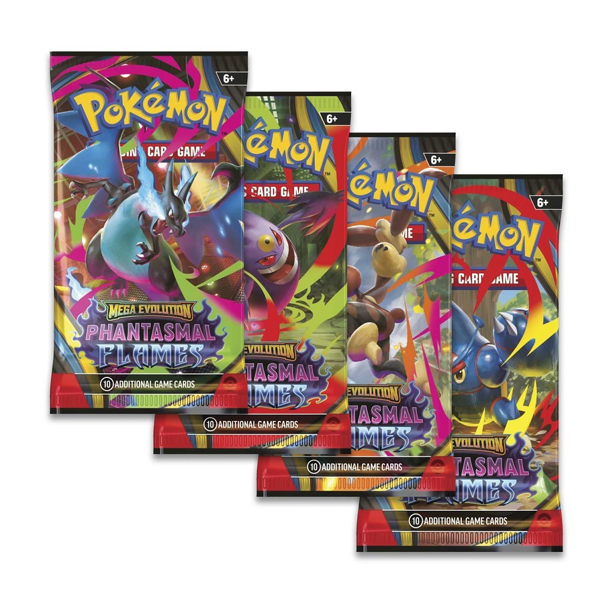 Pokémon TCG: Mega Evolution-Phantasmal Flames Booster Display Box (36 Packs)